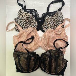 3 bras size 38DDD